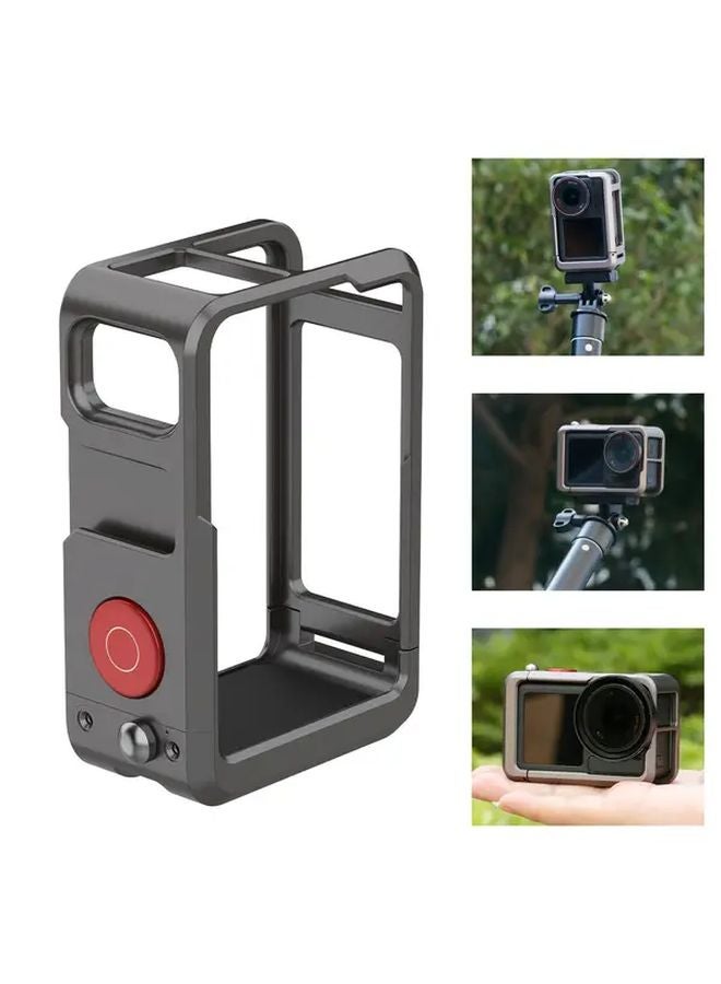 DJI Action 5 Pro 4 3 قفص الأرنب إطار من الألومنيوم حامل إطلاق سريع - Image 1